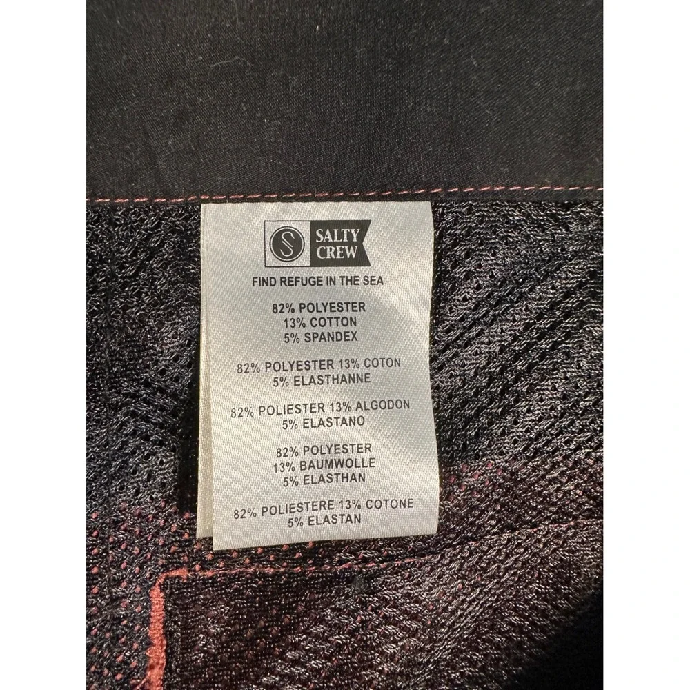 Salty Crew Mens‎ Hybrid Shorts Rust Orange Size 38 Quick Dry Stretch Walkshorts